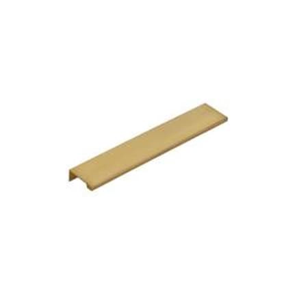 Patioplus 8 in. Center to Center Cabinet Edge Pull, Satin Brass PA2001707